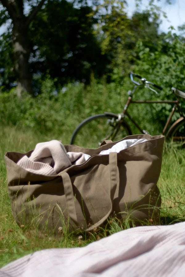 The Organic Company Stor Taske - Ler