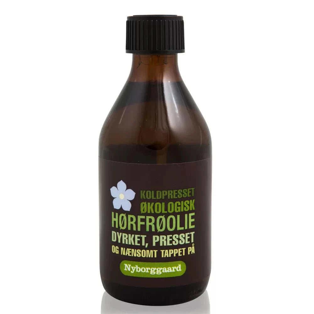 Nyborggaard Hørfrøolie Koldpresset Økologisk - 250 ML