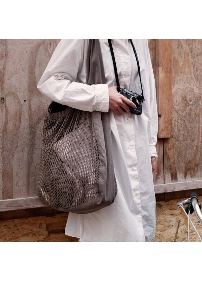 Net shoulder bag - Clay