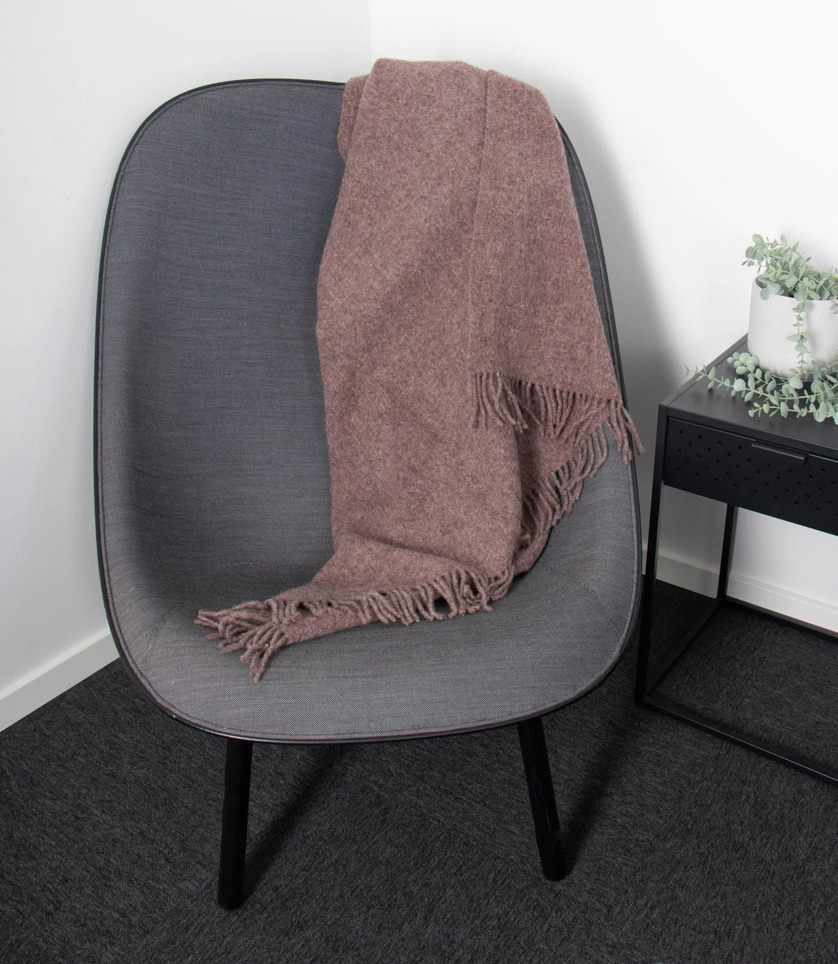 Arctic Uldplaid Melange - Mocca