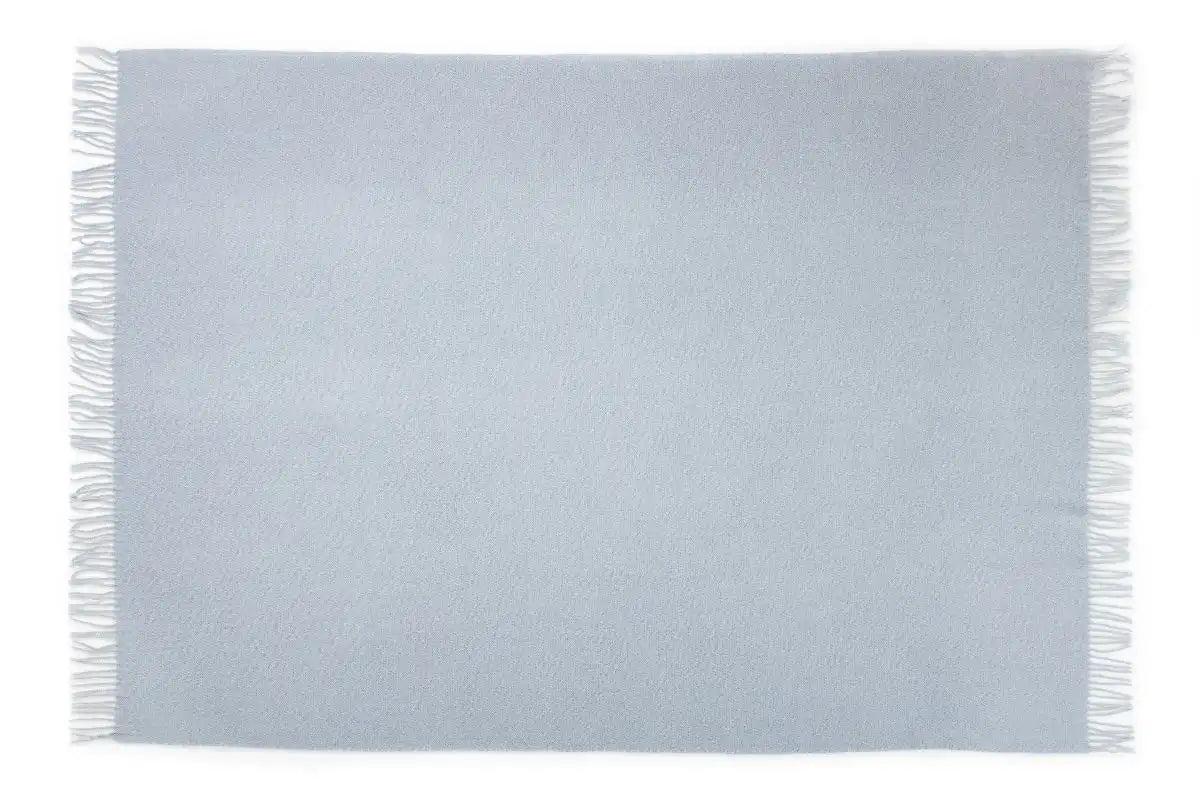 Arctic Uldplaid Solid - Dusty Blue