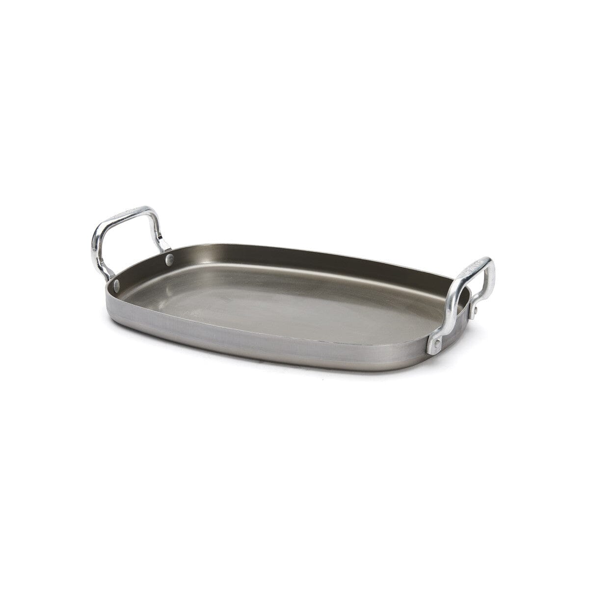 de Buyer PFAS-fri Mineral B Rektangulær stegeplade i stål 38 x 26 cm