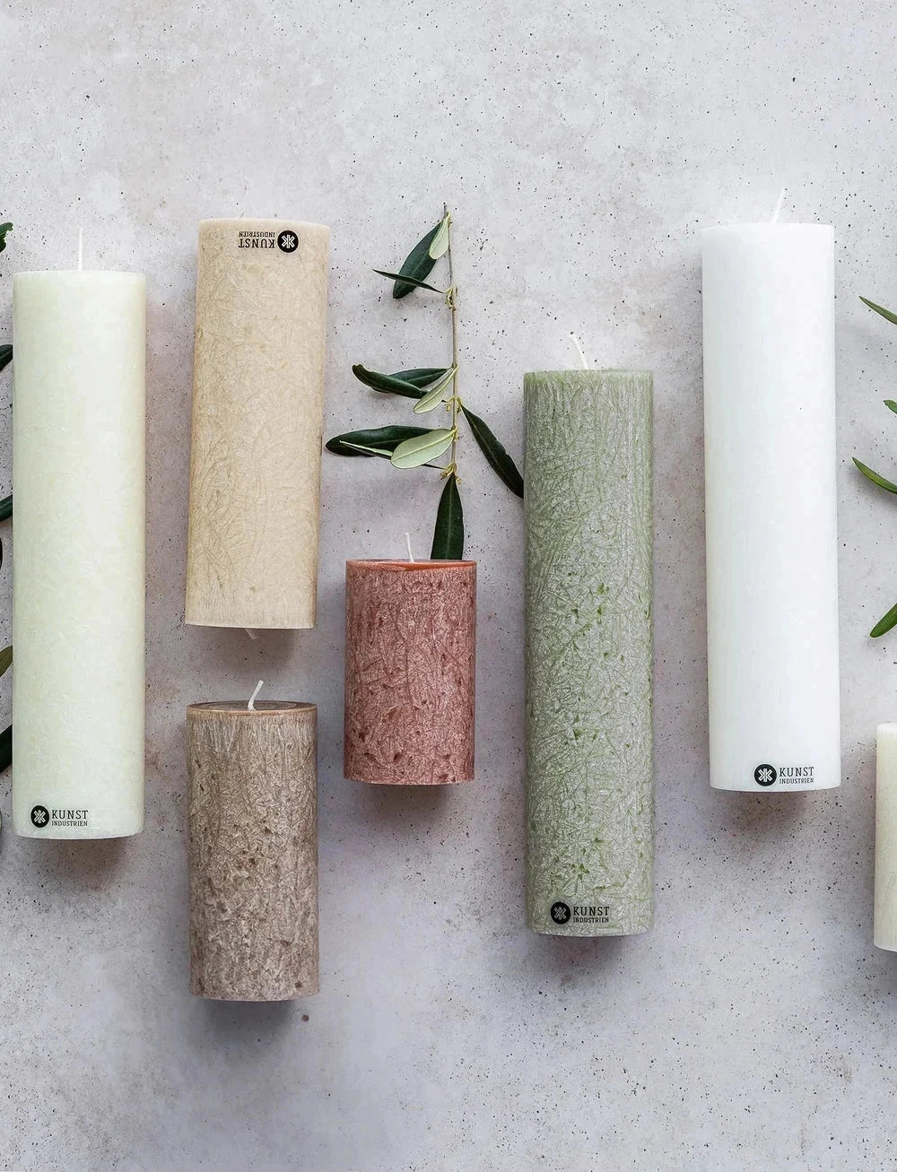 Olivenvoks Bloklys Stor - Moss Green