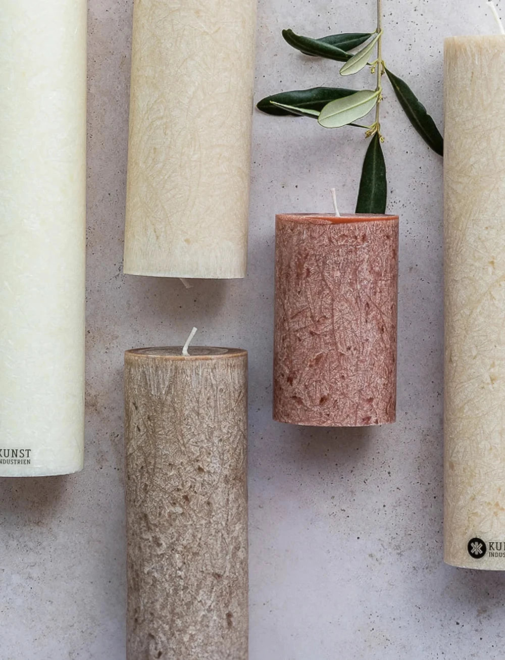 Olivenvoks Bloklys Lille - Chestnut