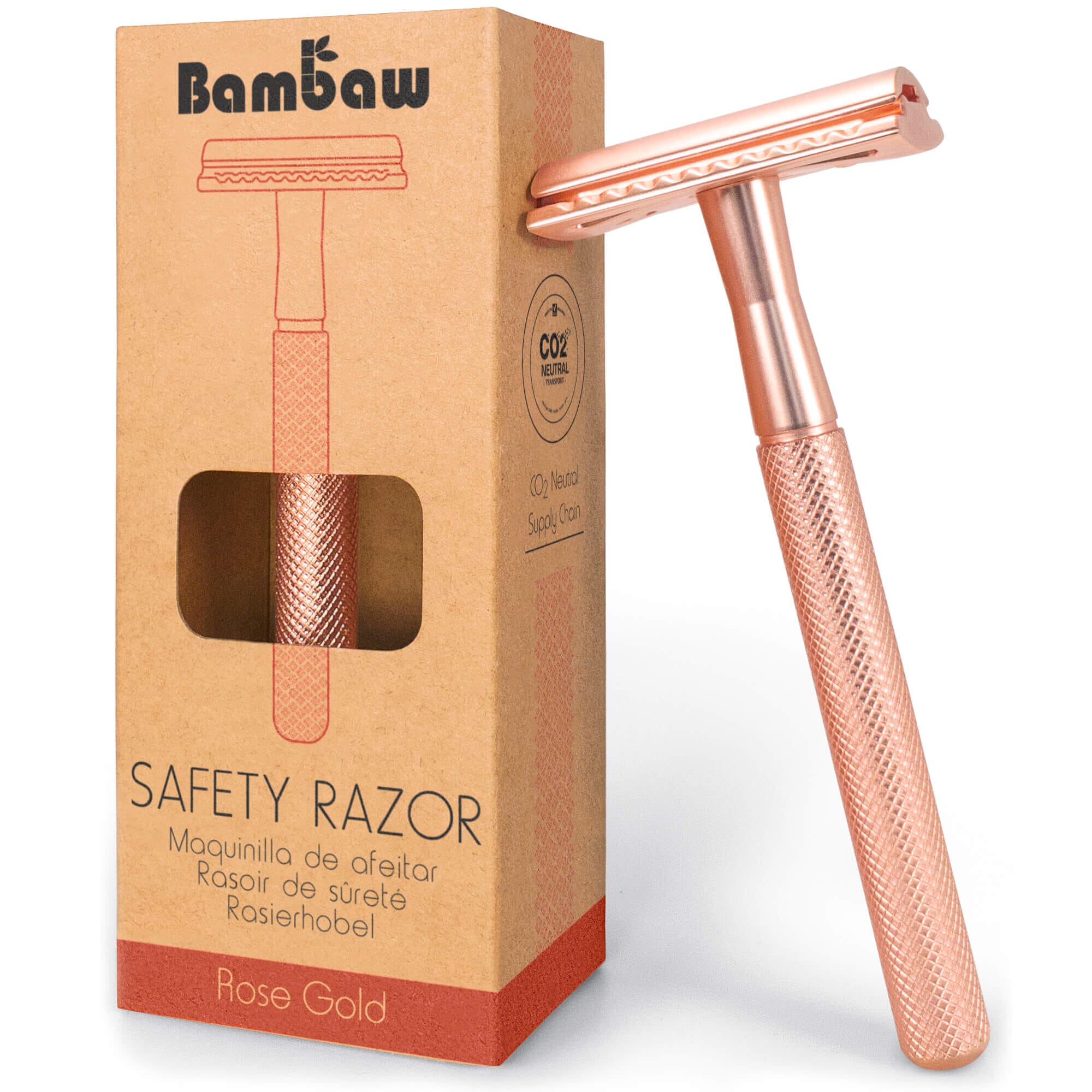 Bambaw Safety Razor - Rose Gold