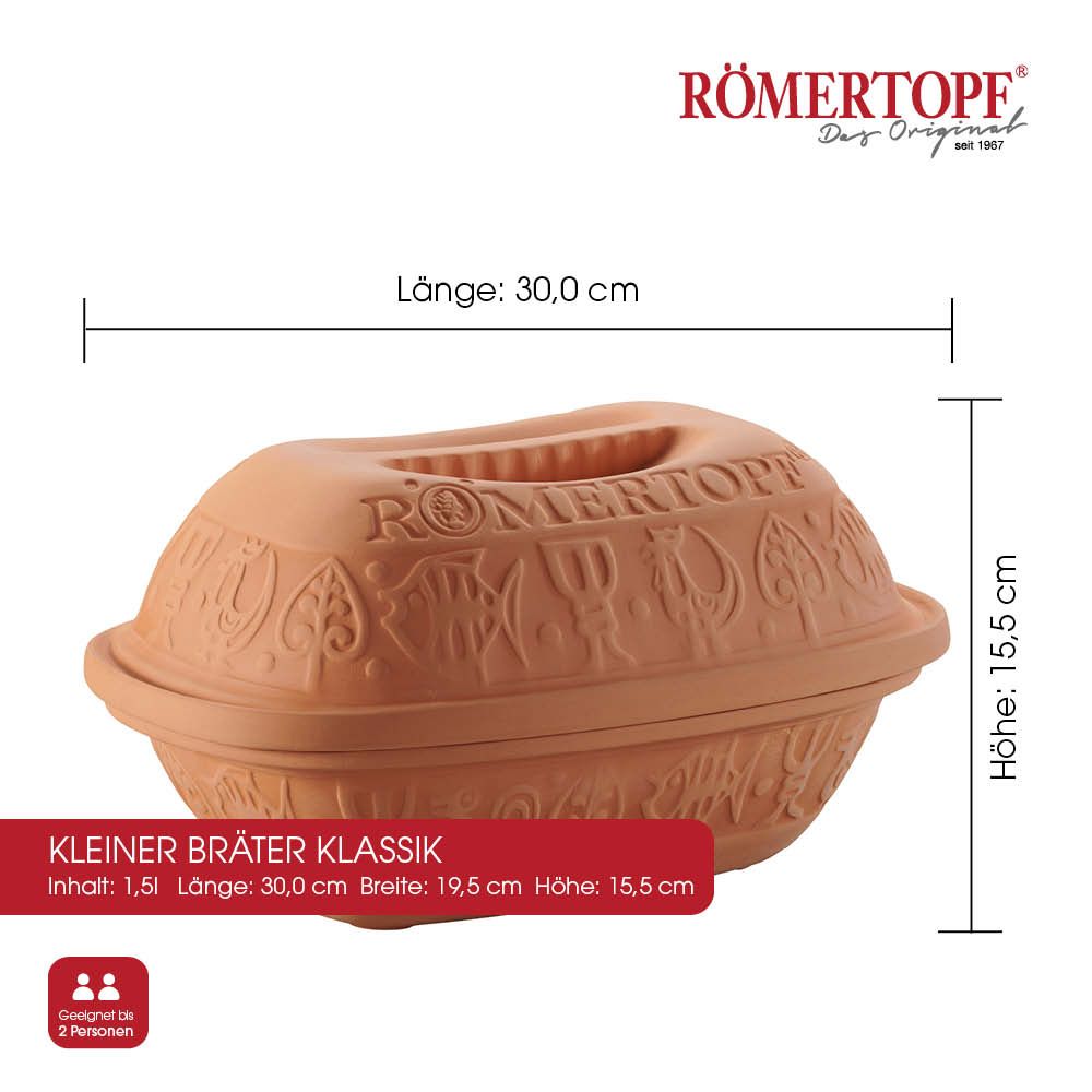 Römertopf - Stegeso Klassisk - 2 Personer