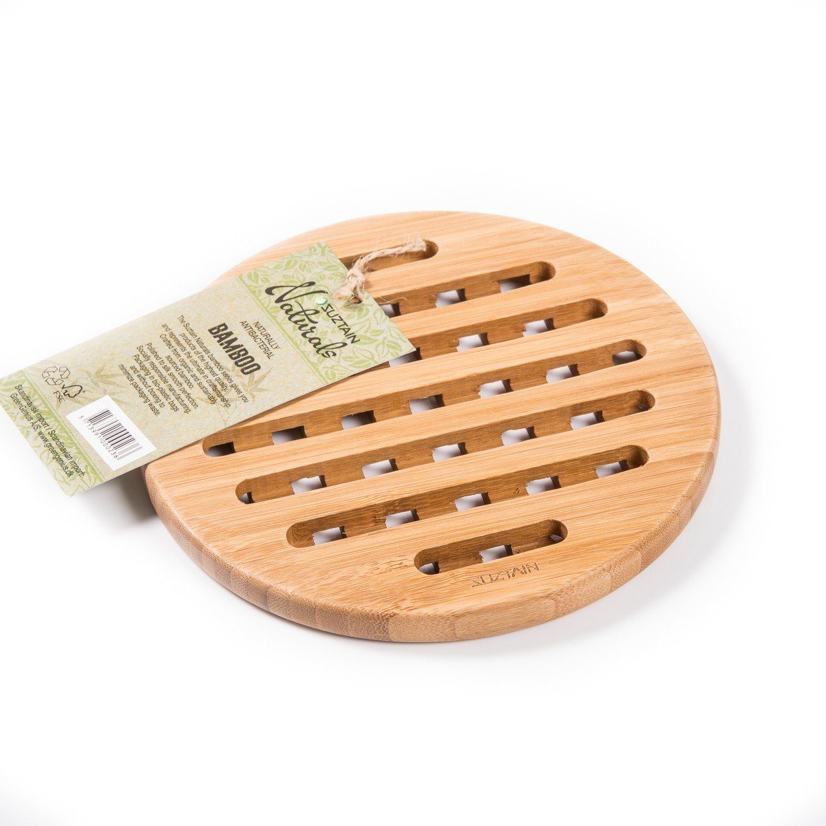 Suztain - Rund bordskåner - Økologisk bambus Suztain