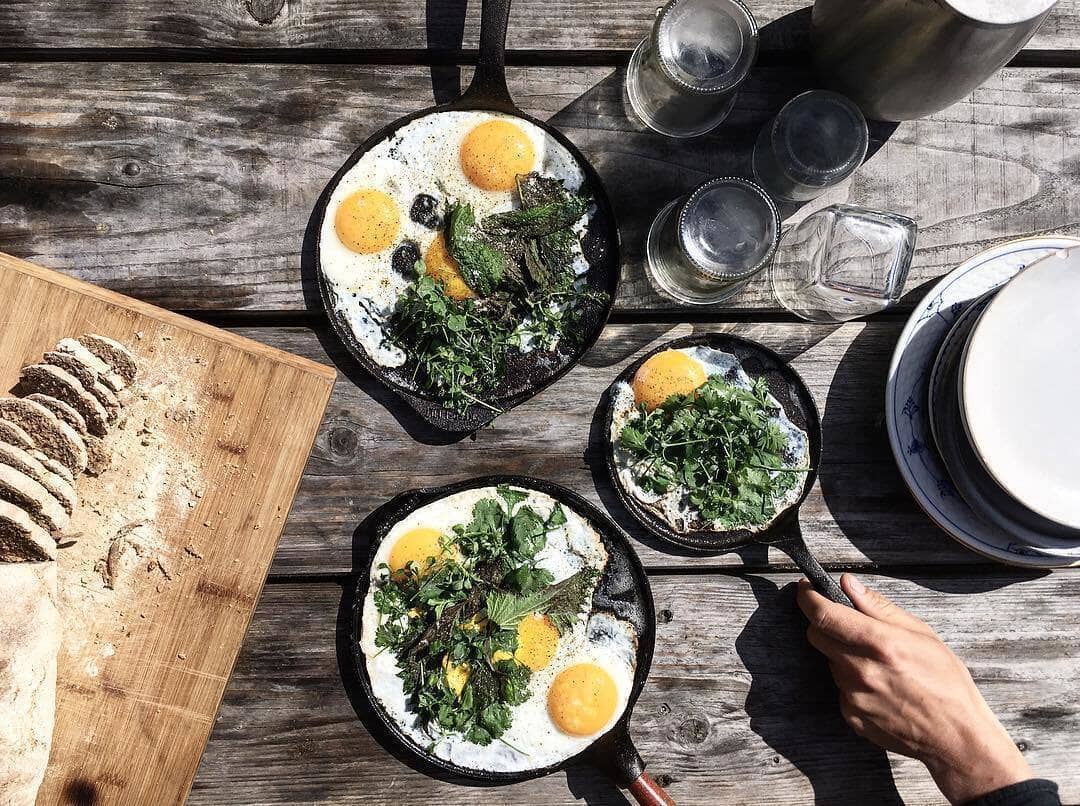 Skeppshult PFAS-fri støbejern stegepande - diameter 28 cm