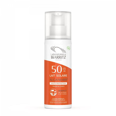 Alga Maris - Solcreme Lotion - SPF50 - 100ml - Økologisk Laboratoires de Biarritz