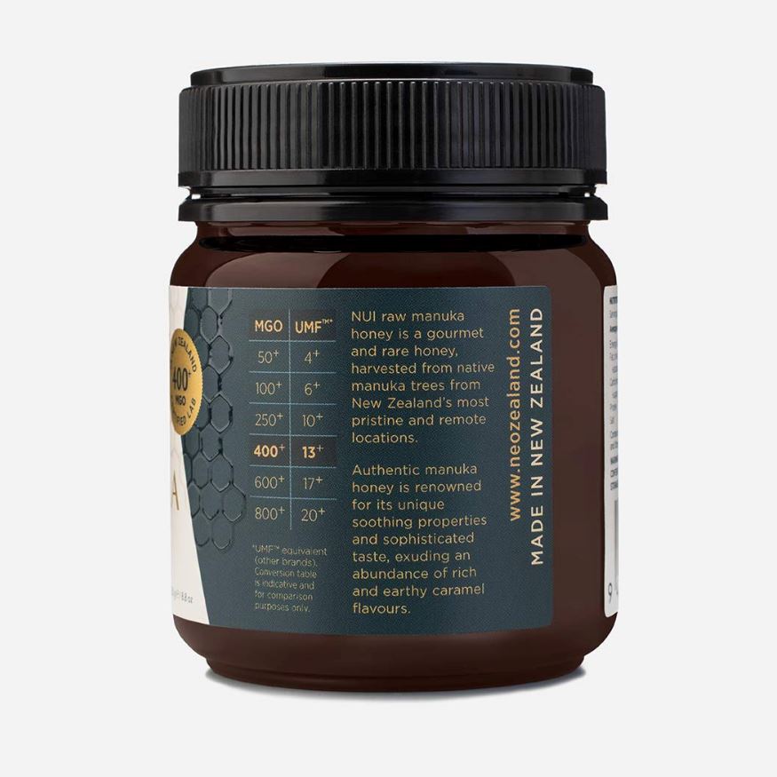 NUI ægte Manuka Honning MGO400+ 250g