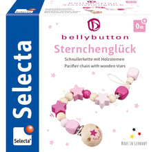 Load image into Gallery viewer, Selecta - Lucky star pink pacifier chain
