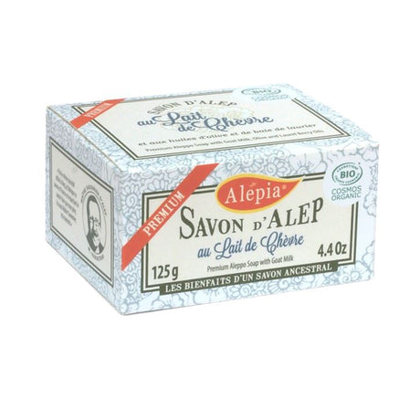Alépia – Premium Aleppo Soap – Goat Milk – Økologisk – 125g Alépia