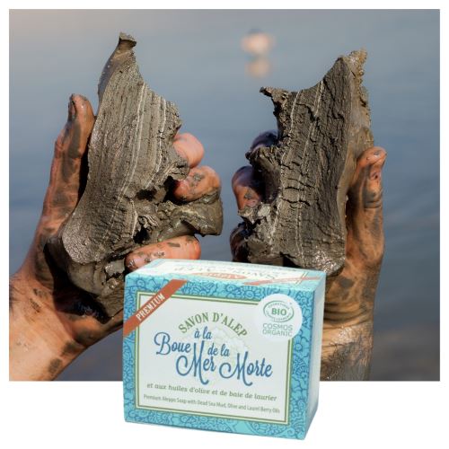Alépia – Premium Aleppo Soap – Dead Sea Mud – Økologisk – 125g Alépia