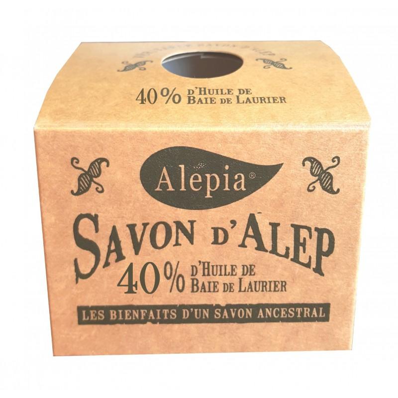 Alépia – Authentic Aleppo Soap - 40% Laurbær Olie – 200g Alépia