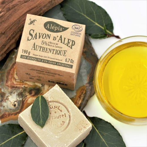 Alépia - Authentic Aleppo Soap - 5% Laurbær Olie – 200g Alépia 