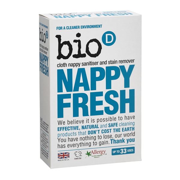 BIO-D - Nappy Fresh - 500g - Desinfektion til tøjvask Bio-D