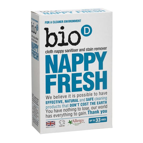 BIO-D - Nappy Fresh - 500g - Desinfektion til tøjvask Bio-D