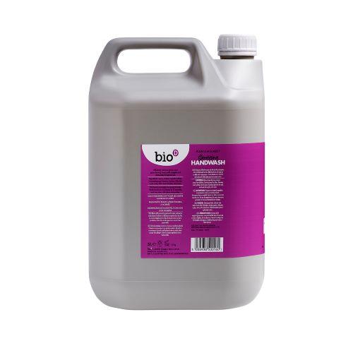 BIO-D - Antibakteriel Håndsæbe - Blomme & Morbær - 5 L Bio-D