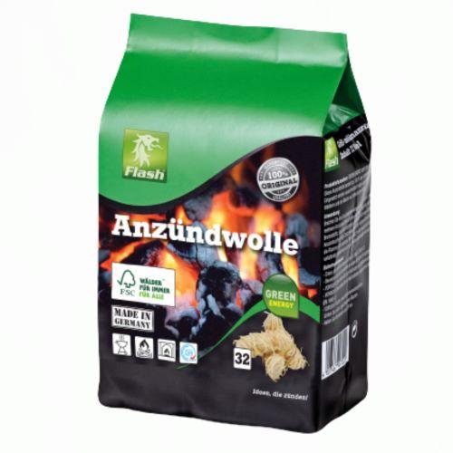 Flash - Optændingsblokke - Træ og voks - 32 stk Flash