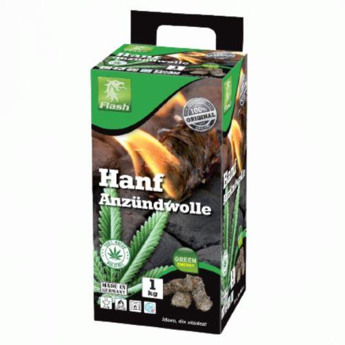 Flash - Optændingsblokke - Hamp - 1 kg - 76 stk Flash