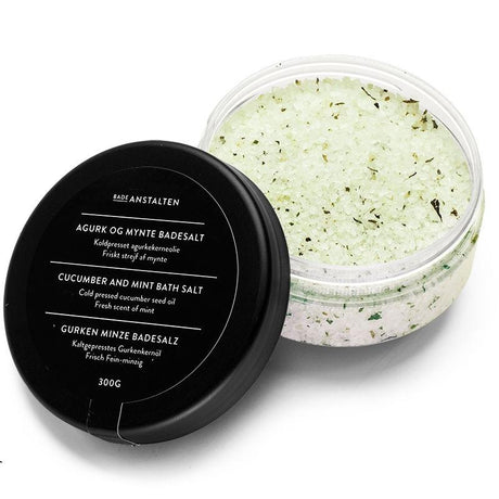 Badeanstalten - Badesalt - Agurk & Mynte - 300g Badeanstalten