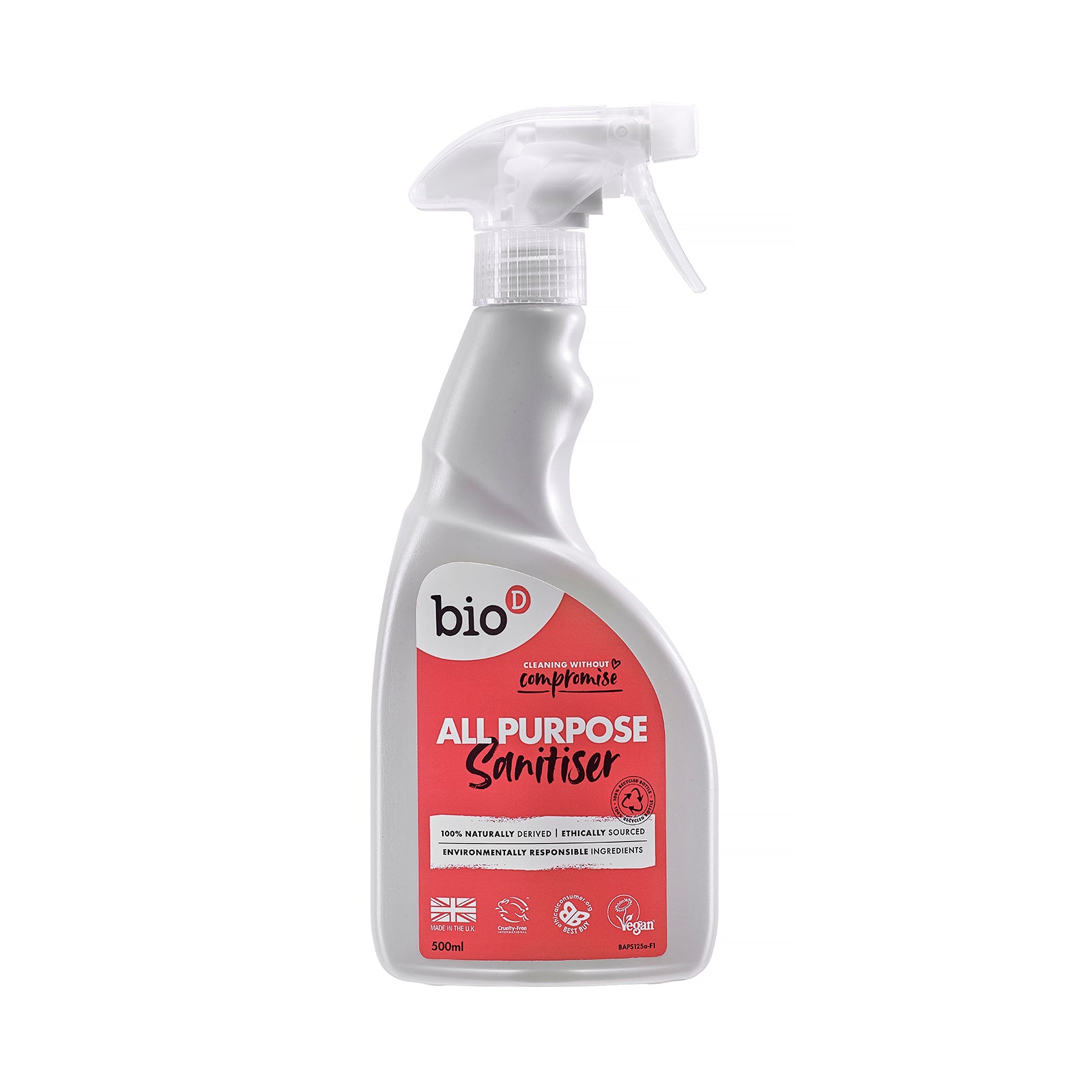BIO-D - All-Purpose Sanitiser og Rengøringsspray - 500 ml