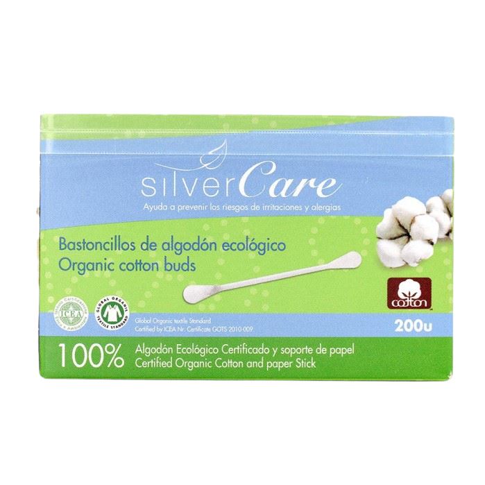 Silvercare - Økologiske vatpinde Silvercare