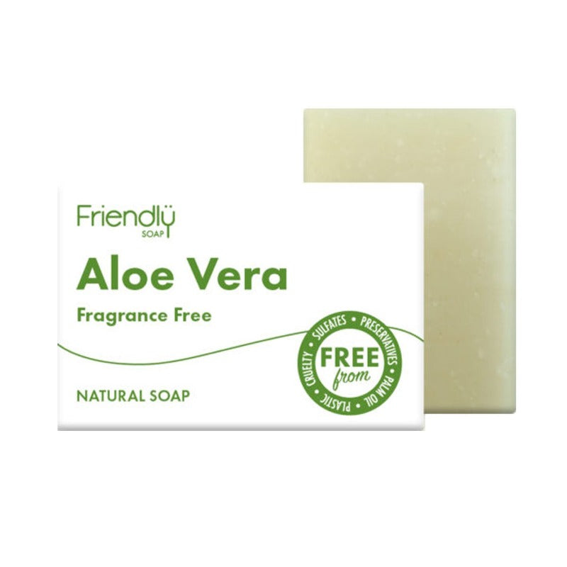 Friendly - Sæbebar med Aloe Vera - 95 gram Friendly Soap 