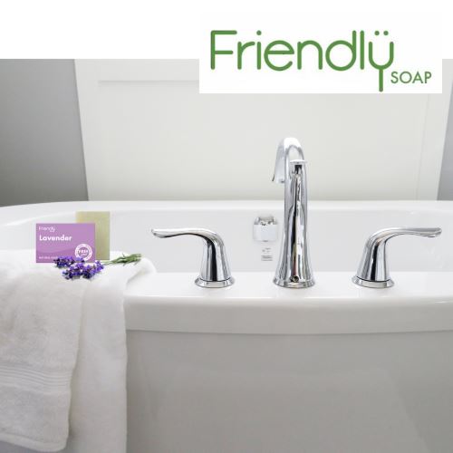 Friendly - Sæbebar med Lavendel - 95 gram Friendly Soap
