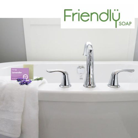 Friendly - Sæbebar med Lavendel - 95 gram Friendly Soap