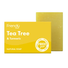 Indlæs billede til gallerivisning Friendly - Sæbebar med Tea Tree - 95 gram Friendly Soap 
