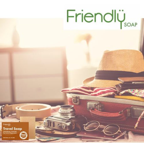 Friendly Travel Soap - Lavendel, Citrongræs, Mint & Tetræ - 95g Friendly Soap