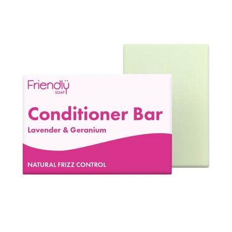 Friendly - Conditioner bar - Lavendel & Geranium - 95g Friendly Soap