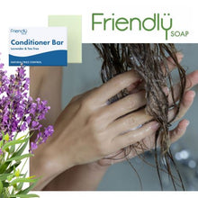 Indlæs billede til gallerivisning Friendly Soap - Conditioner bar - Lavendel &amp; Tea Tree - 95g Friendly Soap 
