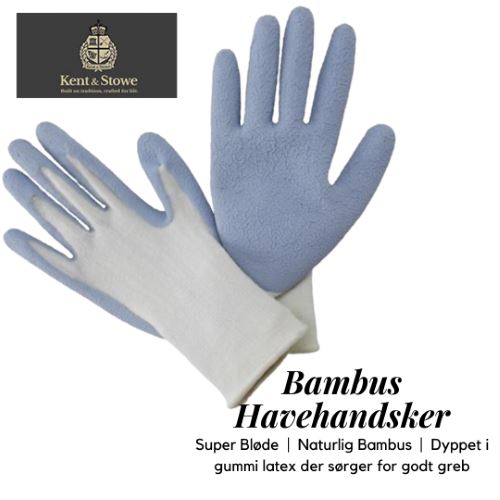 Kent & Stowe Bambus Havehandsker Lys Blå Kvinder (S) Kent & Stowe