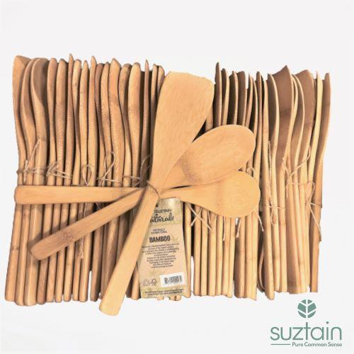 Suztain Naturals - Køkkenredskaber - 3 stk. - Økologisk bambus Suztain