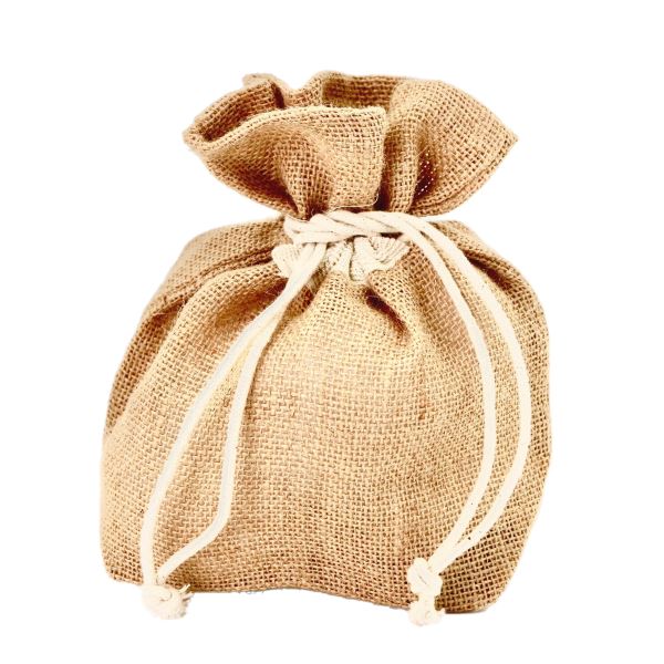 Suztain - Zero waste indpakning Jute pose 5L - 25x20x10 cm - jutepose Suztain