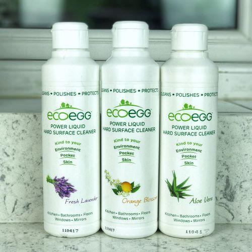 EcoEgg - Fransk ler flyd. skuremiddel - Eucalyptus - 250ml Ecoegg