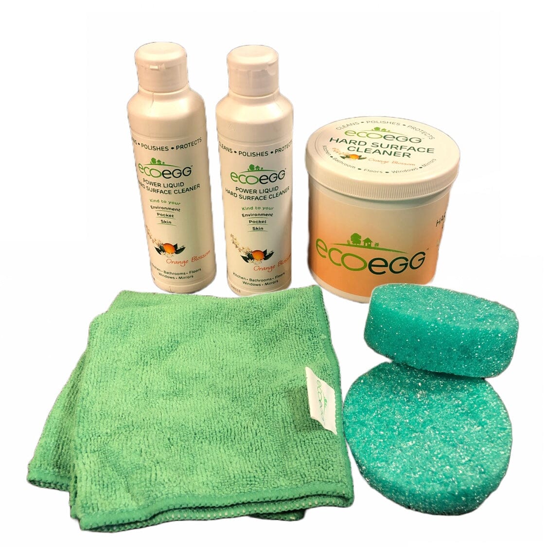 EcoEgg Hard Surface Cleaner French clay abrasive Applesin