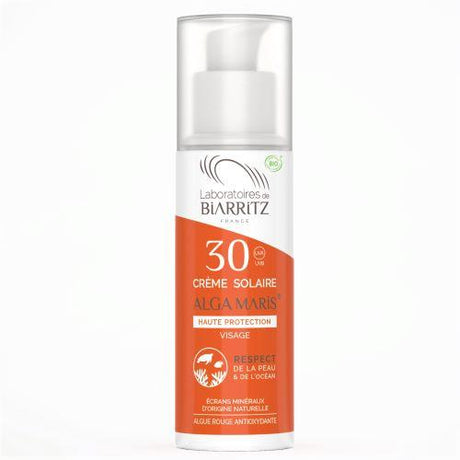 Alga Maris - Ansigtssolcreme - SPF30 - 50ml - Økologisk Laboratoires de Biarritz