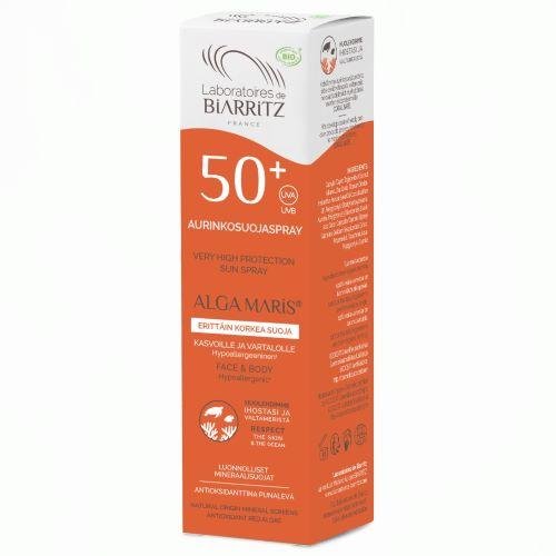 Alga Maris - Solcreme Spray - SPF50+ - 100ml - Økologisk Laboratoires de Biarritz