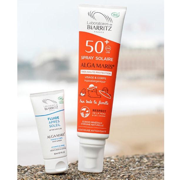 Alga Maris - SPF50+ spray 150ml & After Sun 30ml - Økologisk Laboratoires de Biarritz