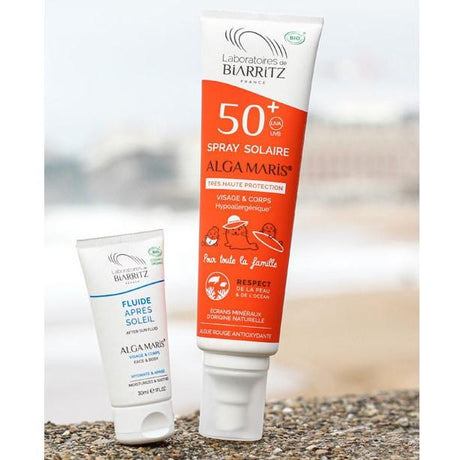 Alga Maris - SPF50+ spray 150ml & After Sun 30ml - Økologisk Laboratoires de Biarritz