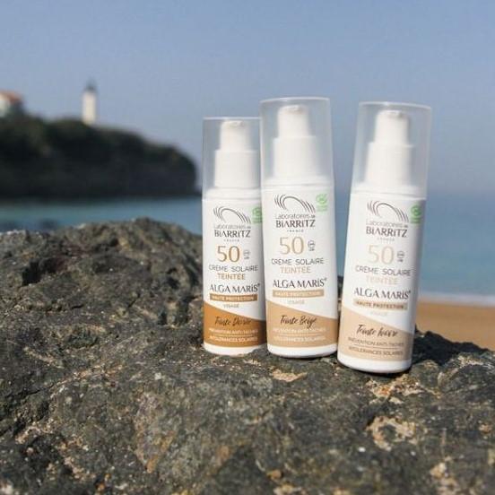 Alga Maris - Farvet Dagcreme - SPF50 - Golden - 50ml - Økologisk