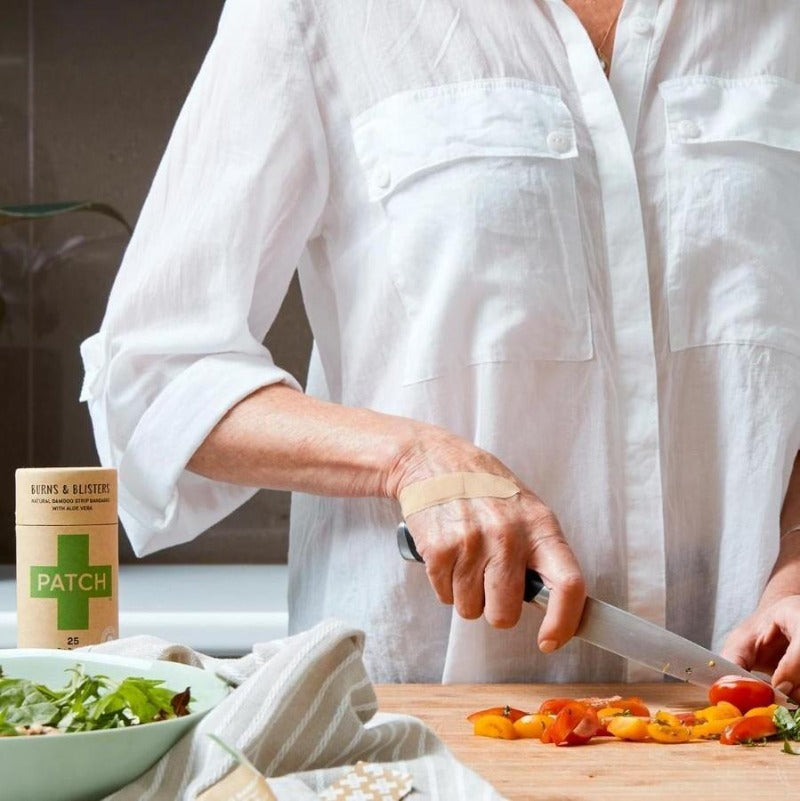PATCH - Komposterbare plastre af bambus - Aloe Vera - 25stk PATCH