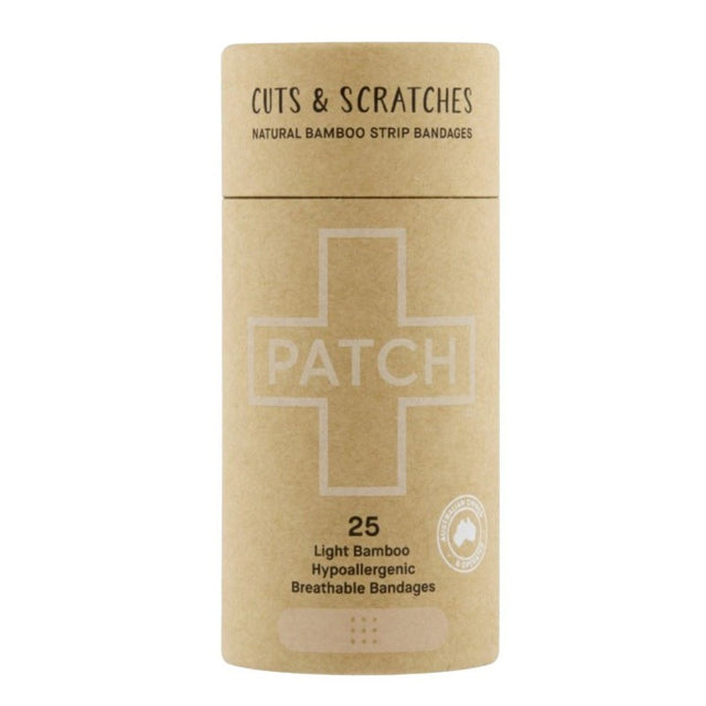 PATCH - Komposterbare plastre af bambus - Neutral - 25stk PATCH