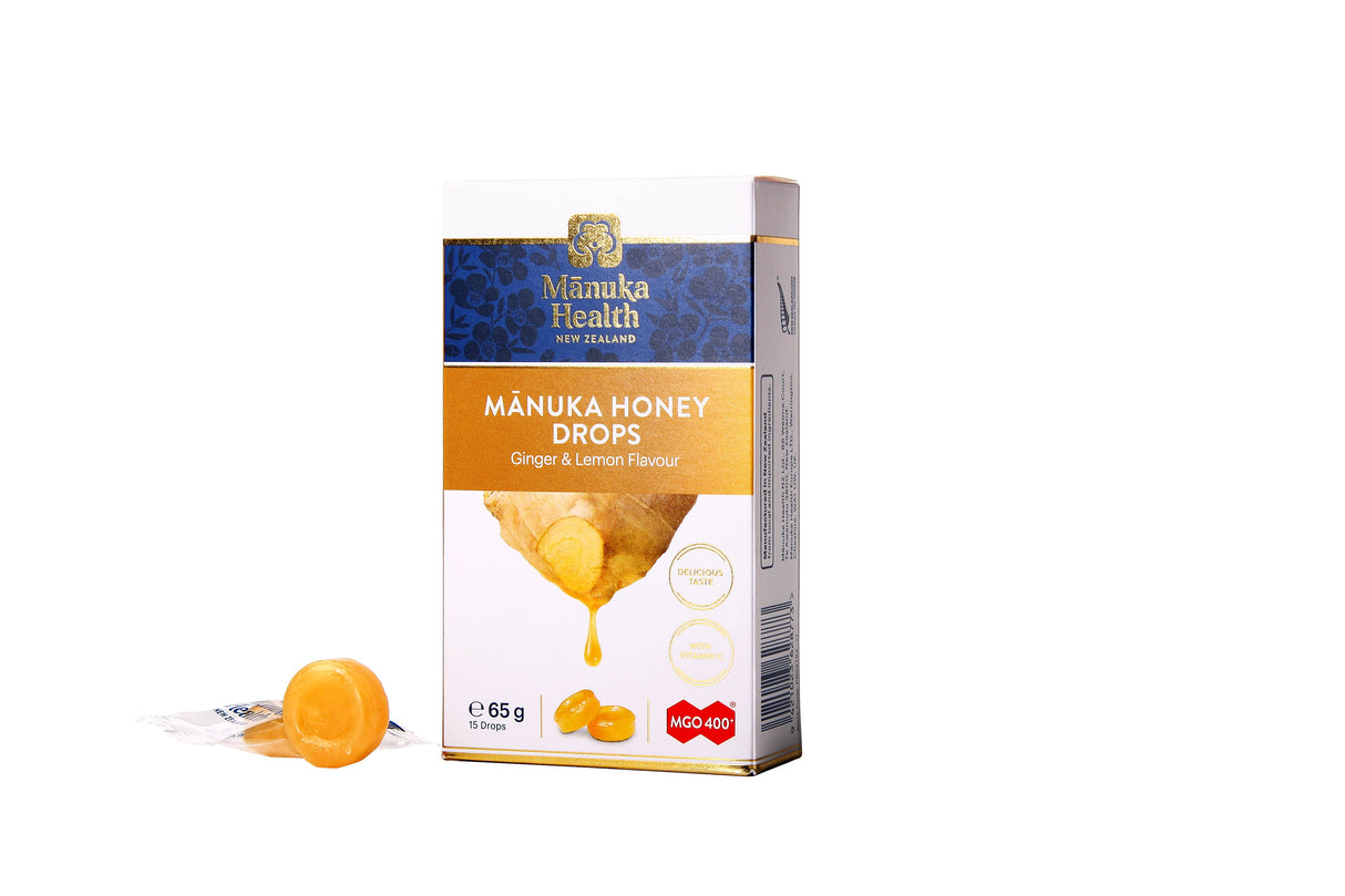 Manuka Health Sugetablet - Citron & Ingefær 15 stk