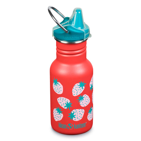 Klean Kanteen - 355ml Classic Barn w/ Sippy Cap - Coral Straw Klean Kanteen