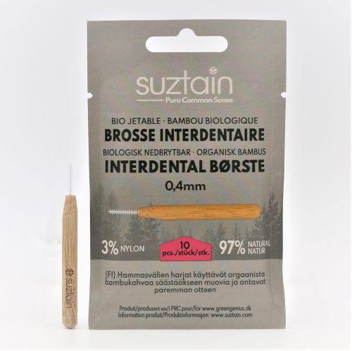 Suztain - Mellemrumsbørster - 0.4mm - 10 stk Suztain