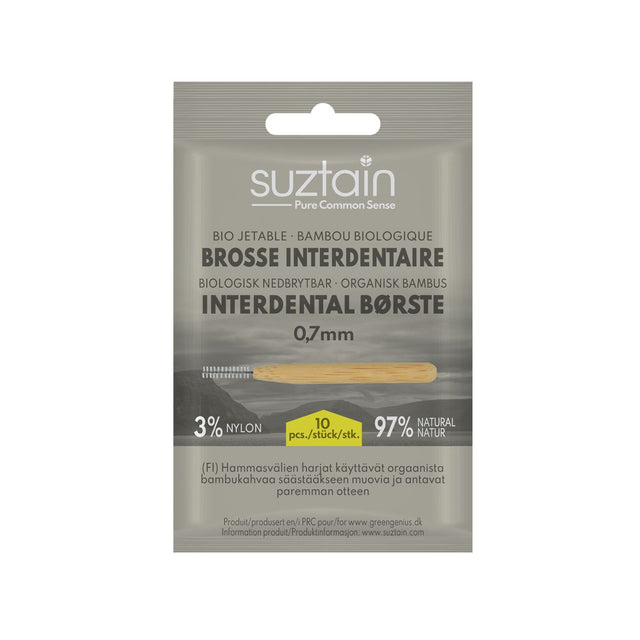 Suztain - Mellemrumsbørster - 0.7mm - 10 stk Suztain